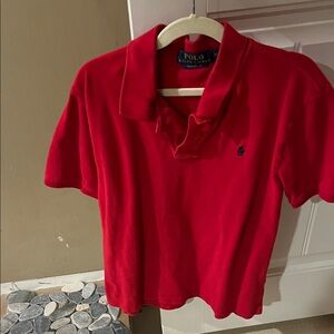 Polo by Ralph Lauren Kids Bright Red Short Sleeve Polo